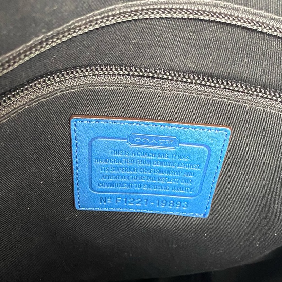 Coach Legacy Leather Duffle in Cobalt - NWT - Picture 8 of 11